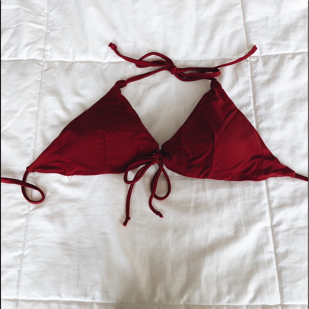 RED BIKINI TOP